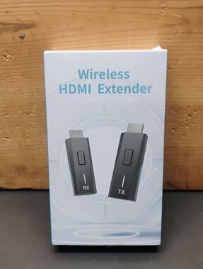 Source Unknown Wireless HDMI Extender - Black and Light Blue